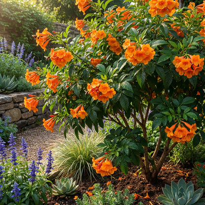 Orange Tecoma Jubilee Seeds for Vibrant Flower Planting