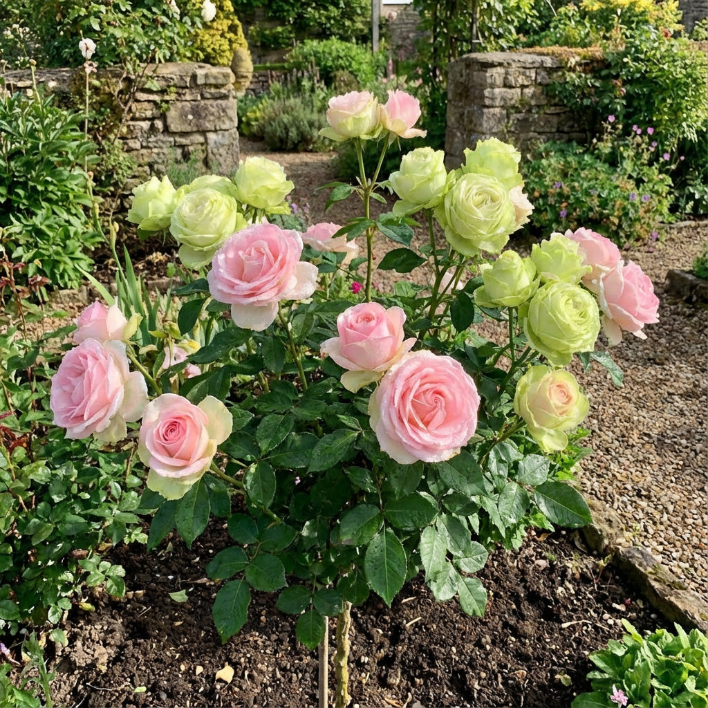 Green and Pink Rose Seeds for Planting