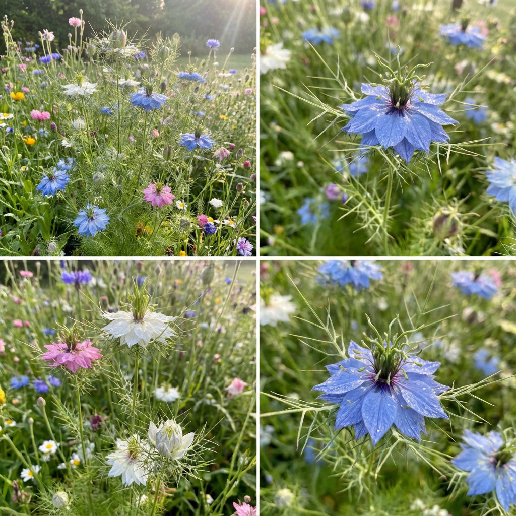 Mixed Nigella Damascena Seeds  Easy to Grow Flower Seeds