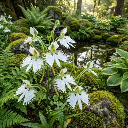 White Egret Flower Seeds for Easy Planting