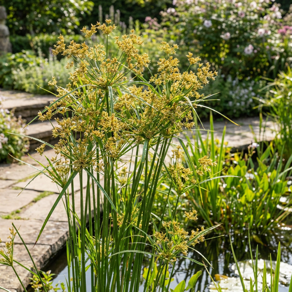 Yellow Cyperus Papyrus Planting Seeds for Vibrant Garden DÃ©cor  Seed for Lush Greenery
