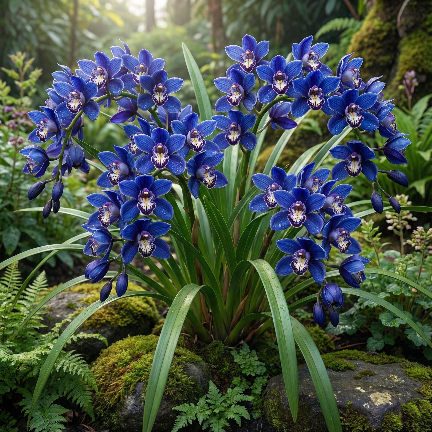 Blue Cymbidium Flower Seeds for Planting