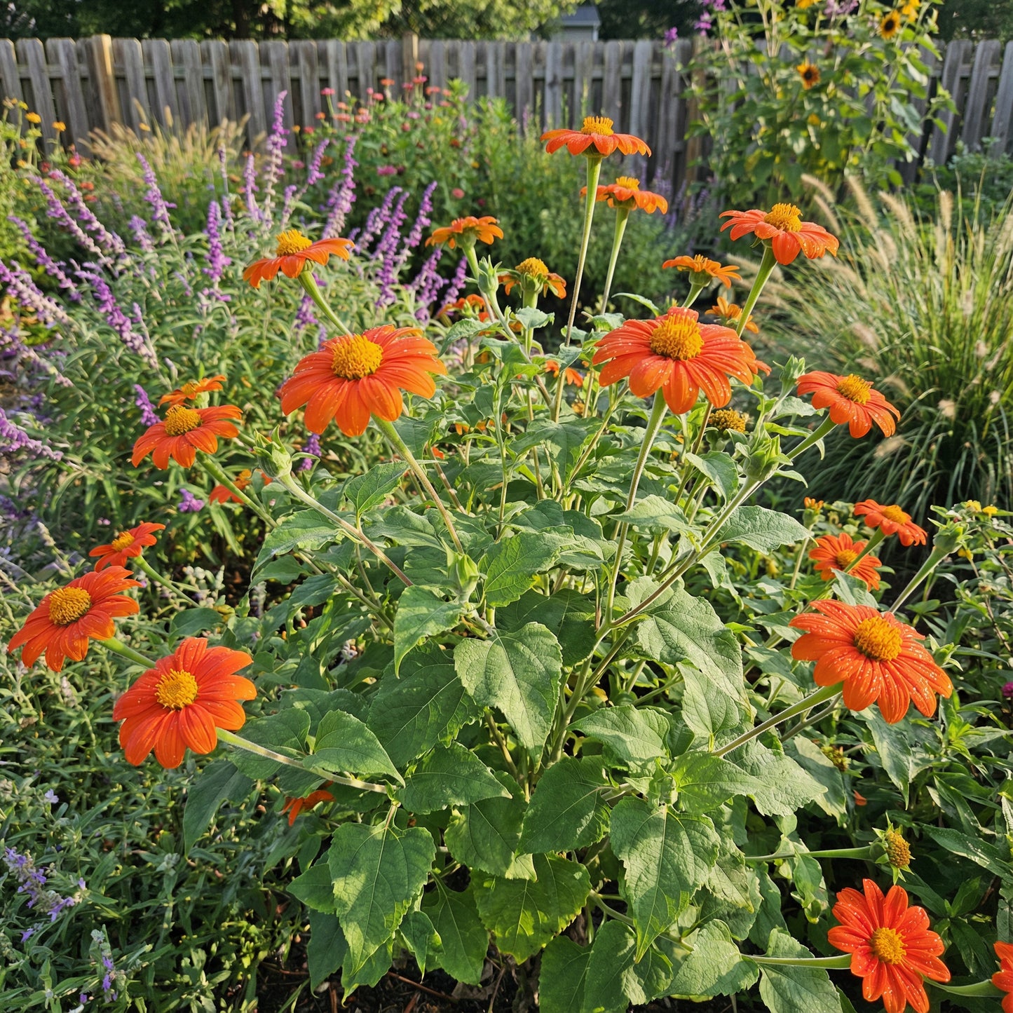 Orange Mexican Sunflower Planting Seeds - Bold Blooms
