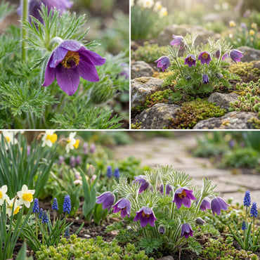 Violet Pasque Flower Seeds for Easy Planting
