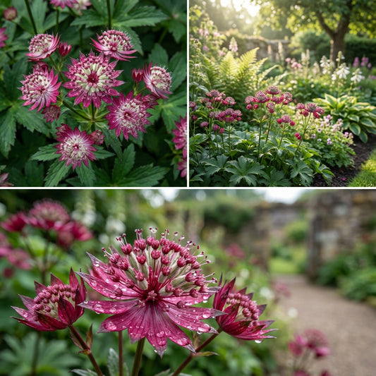Astrantia Flower Seeds in White and Pink for Easy Planting