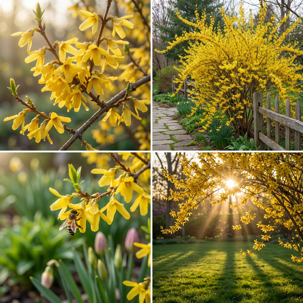 Forsythia Yellow Flower Seeds for Planting - Vibrant Spring Blooms