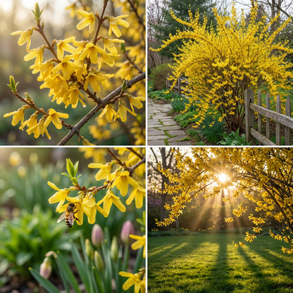 Forsythia Yellow Flower Seeds for Planting - Vibrant Spring Blooms