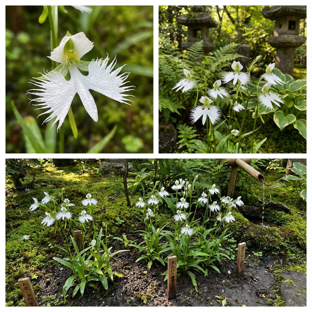 Egret Orchid Seeds for Planting  Create a Stunning Garden Display