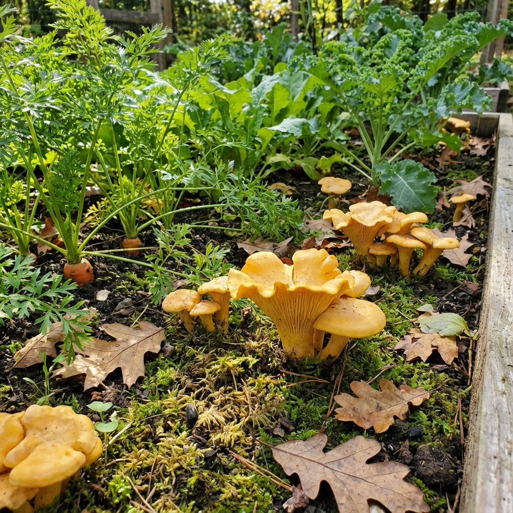 Yellow Chanterelle Mushroom Seeds for Planting