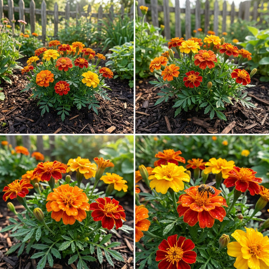 Marigold Mix Flower Seeds for Planting - Vibrant Annual Blooms
