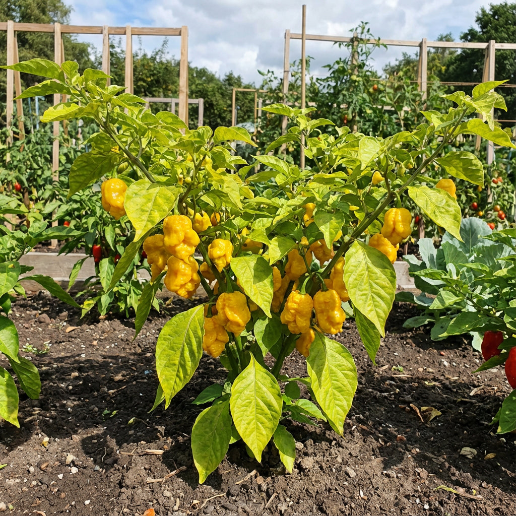 Yellow Reaper Seeds For Planting Hot Pepper Vegetable Organic Garden ...