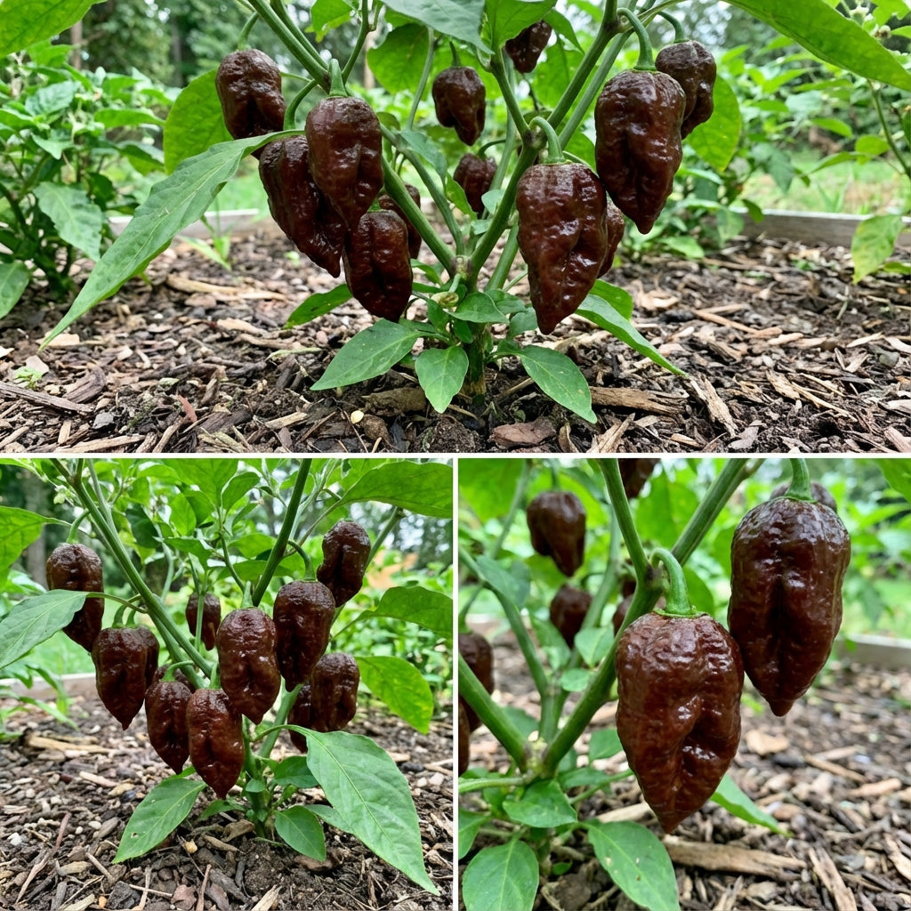 Bhut Jolokia Brown Seeds - Perfect for Planting Hot Peppers