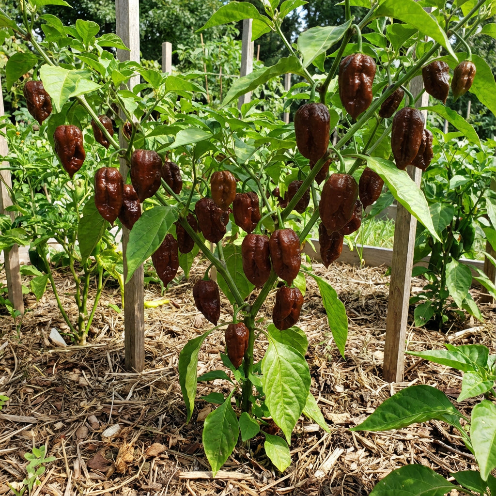 Bhut Jolokia Brown Seeds - Perfect for Planting Hot Peppers