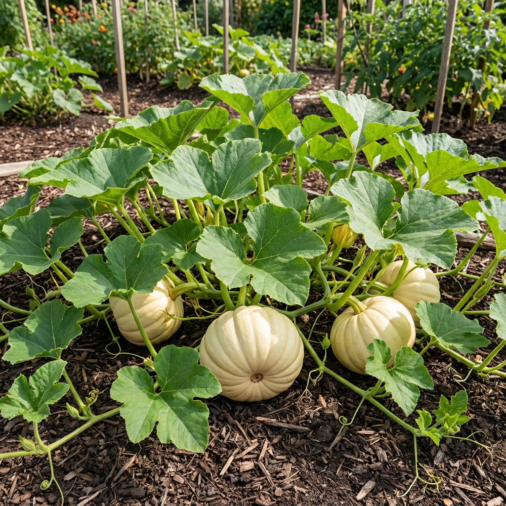 Cream Pumpkin Seeds for Easy Planting - Ideal for Your Garden