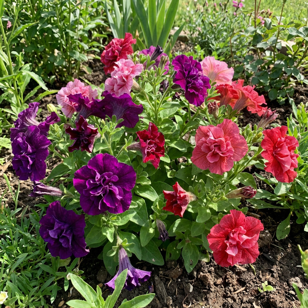 Petunia Double Madness Mix Seeds for Planting - Stunning Double Blooms for Your Garden
