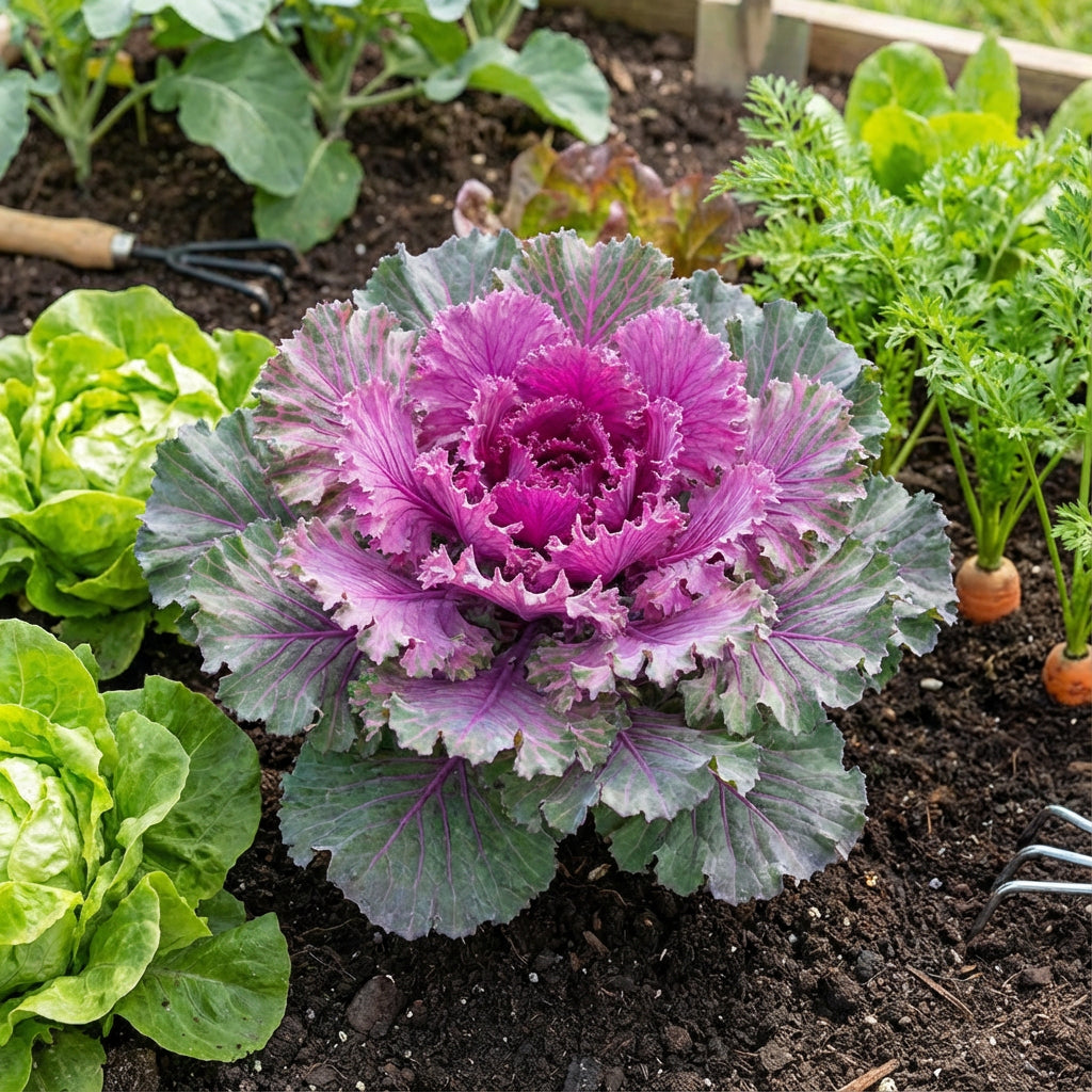 Pink Nagoya Kale Seeds for Planting - Vibrant Vegetable Variety