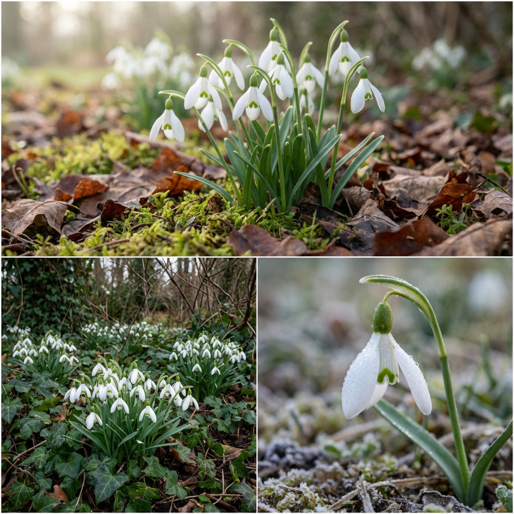 Galanthus Snowdrop Seeds for Planting - Early Spring Blooms