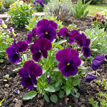 Pansy Purple Flower Seeds for Planting - Stunning Purple Blooms