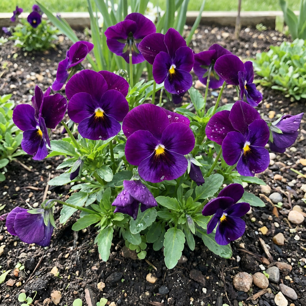 Pansy Purple Flower Seeds for Planting - Stunning Purple Blooms