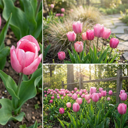 Pink Tulip Seeds for Planting - Vibrant Spring Blooms