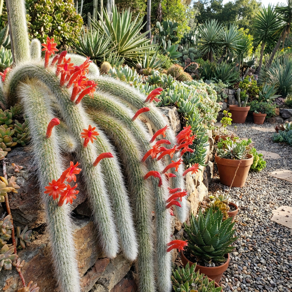 Monkey Tail Cactus Flower Seeds for Planting  Unique Cacti for Your Garden