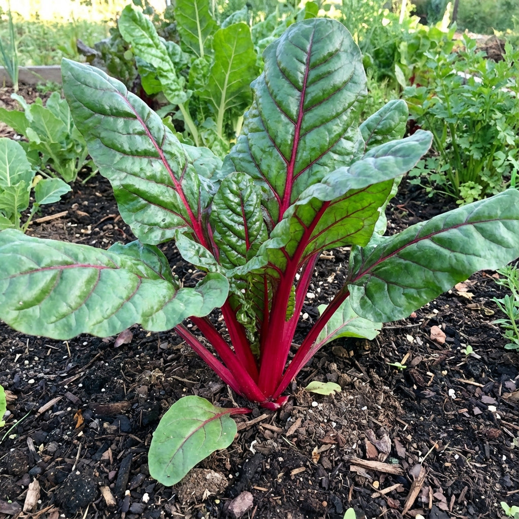 Red Swiss Chard Seeds for Planting - Nutrient-Rich Vegetable
