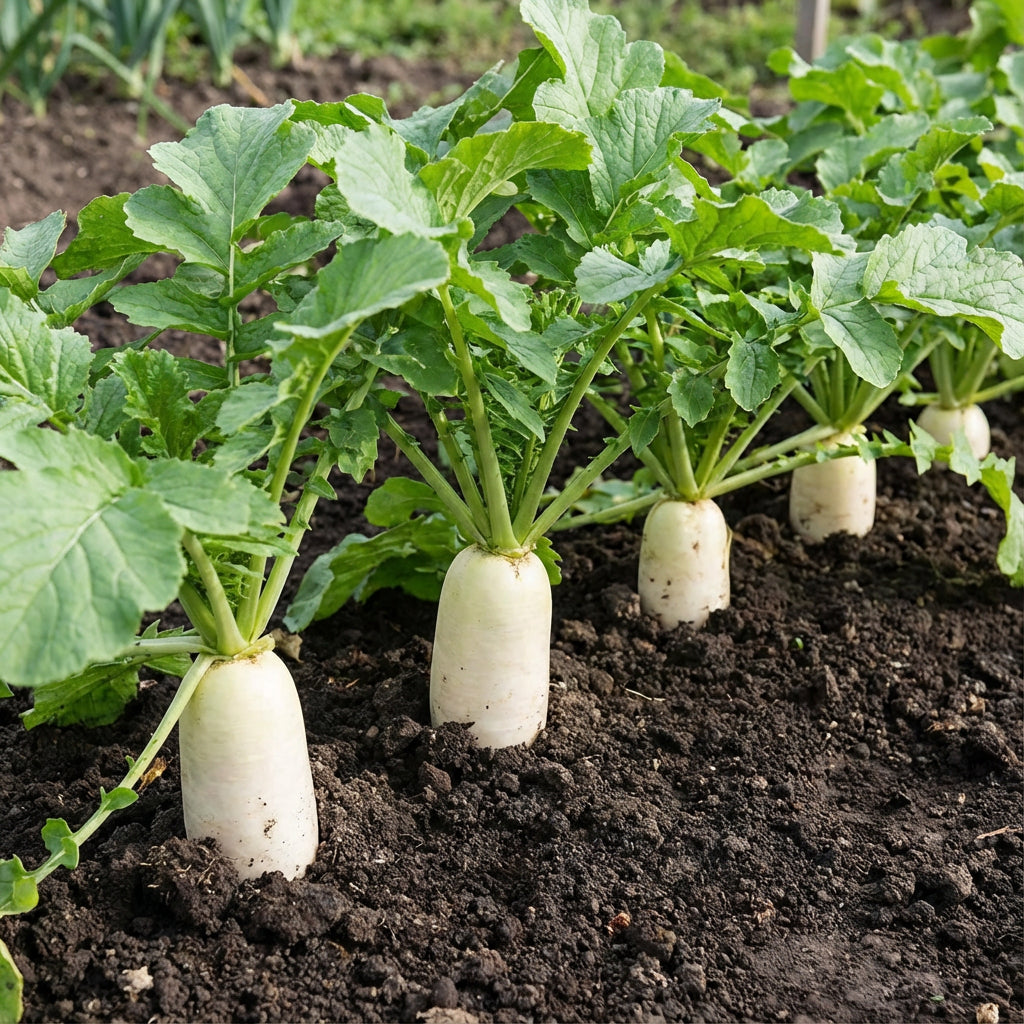 White Radish Seeds for Vegetable Planting