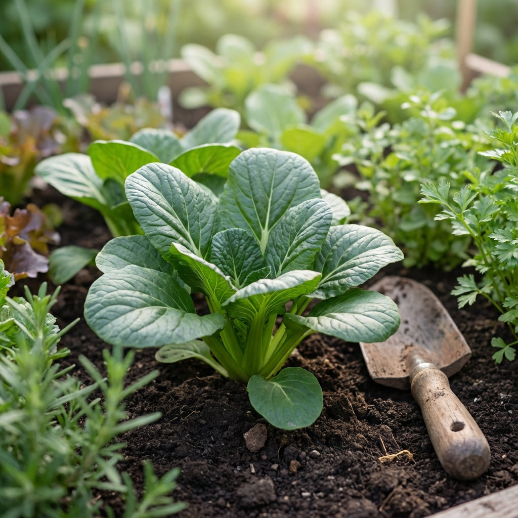 Green Komatsuna Vegetable Seeds for Easy Planting