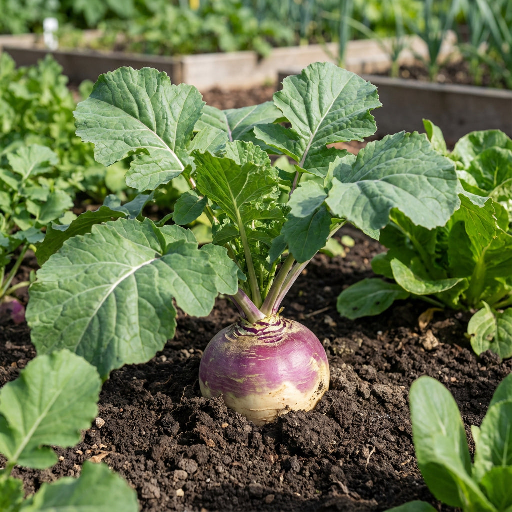 Purple White Rutabaga Seeds for Planting, Vegetable Seeds
