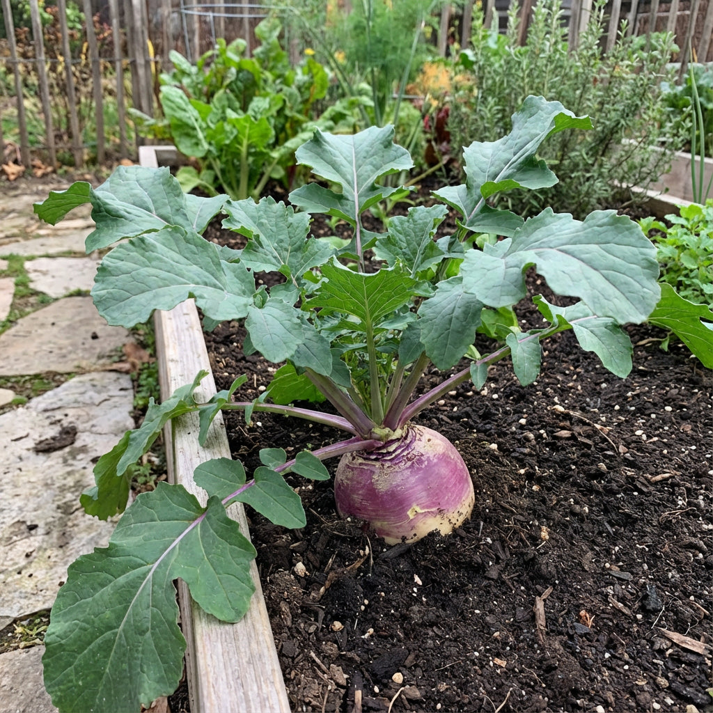 Purple White Rutabaga Seeds for Planting, Vegetable Seeds