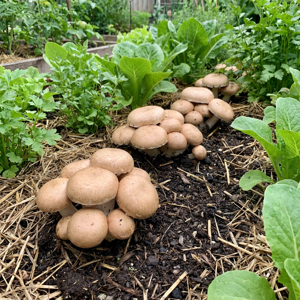 Delicious Light Brown Mushroom Seeds for Planting - Ideal for Diverse Gardens