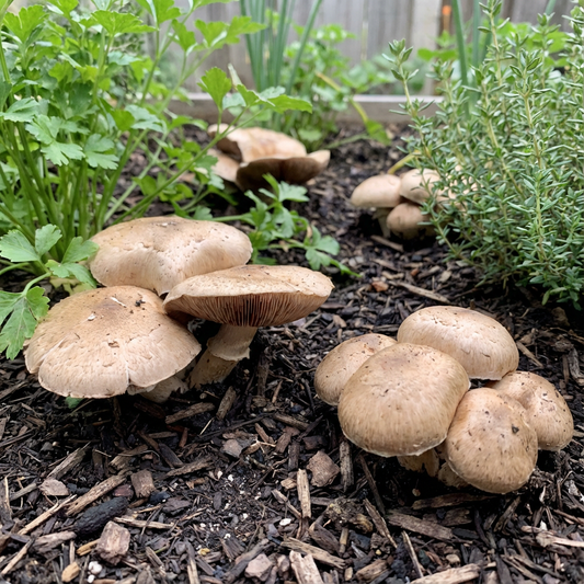 Delicious Light Brown Mushroom Seeds for Planting - Ideal for Diverse Gardens