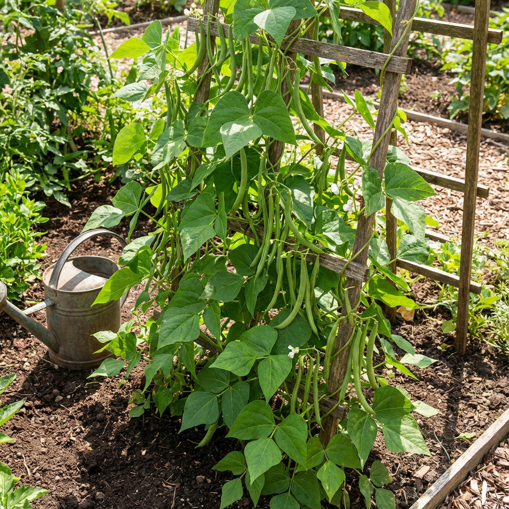 Green Pole Bean Seeds for Planting Vegetable Garden Essentials