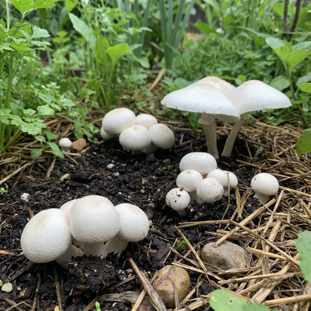 Mushroom Vegetable Seeds - Plant Nutritious White Mushrooms for a Bountiful Harvest