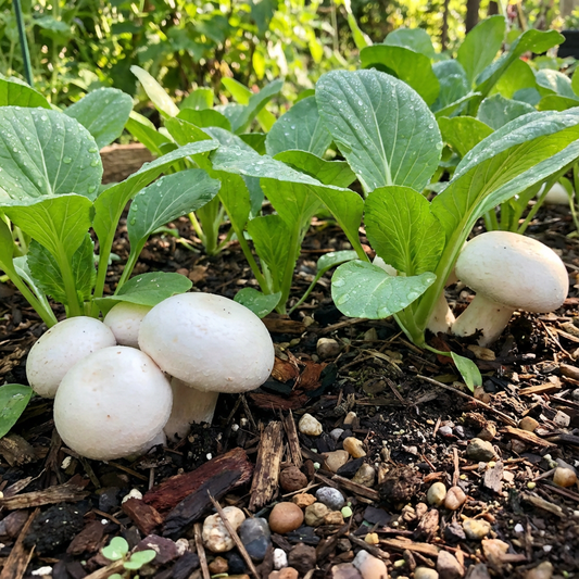 Mushroom Vegetable Seeds - Plant Nutritious White Mushrooms for a Bountiful Harvest