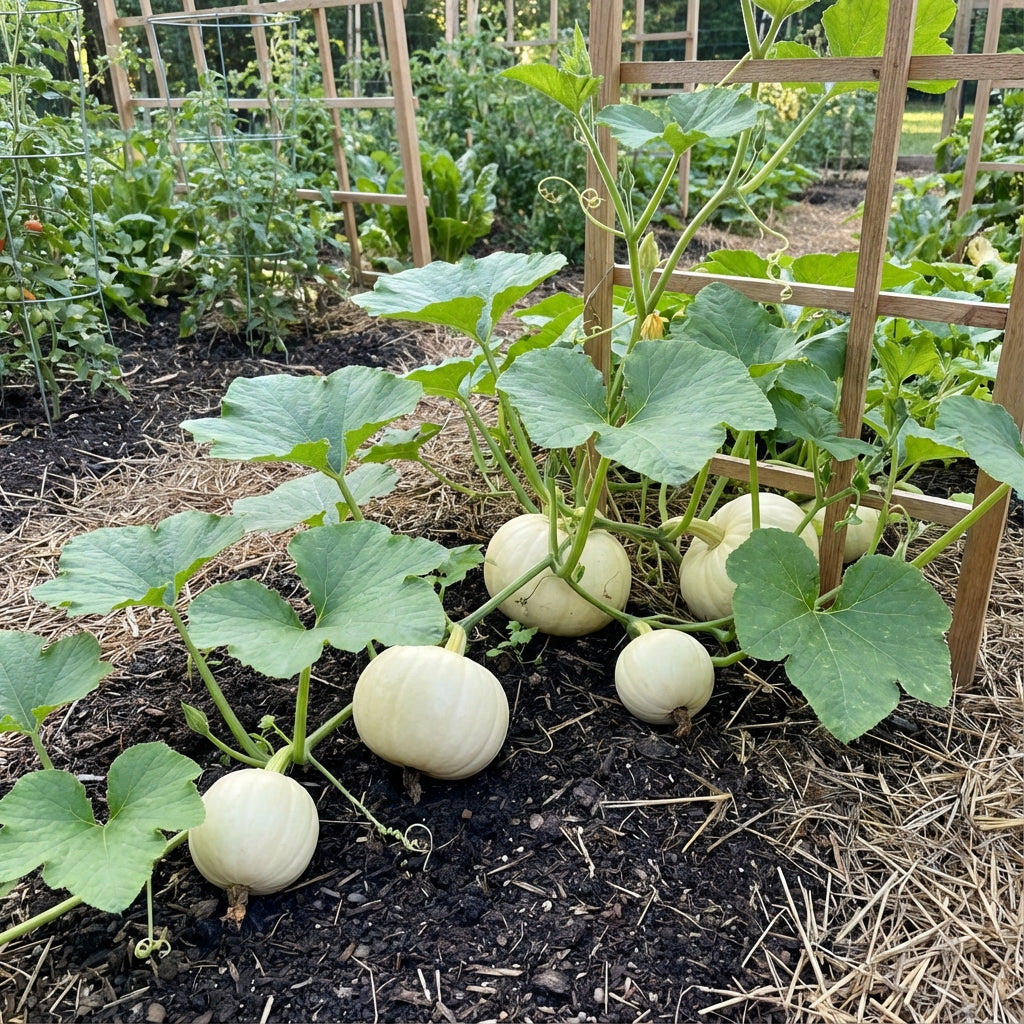White Pumpkin Vegetable Seeds for Easy Planting