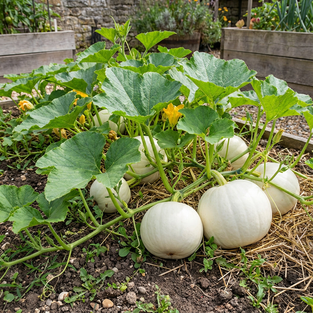 White Pumpkin Vegetable Seeds for Easy Planting