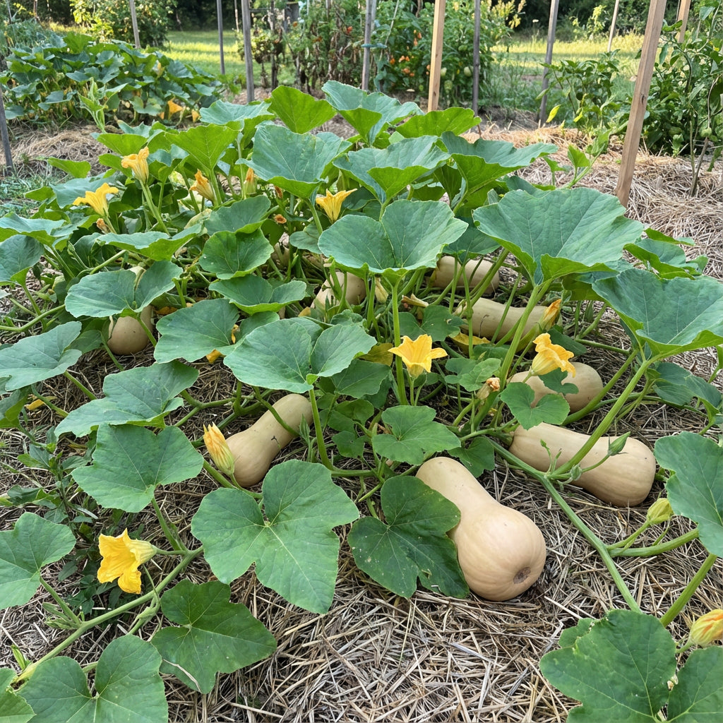 Yellow Butternut Vegetable Seeds Planting
