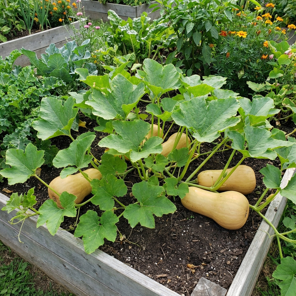 Yellow Butternut Vegetable Seeds Planting