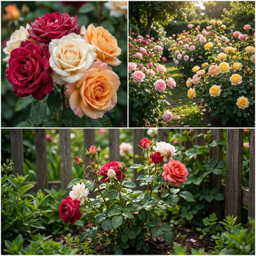 Gemischte Rosenblumensamen zum Pflanzen – Erschaffen Sie lebendige und fesselnde Blumenarrangements