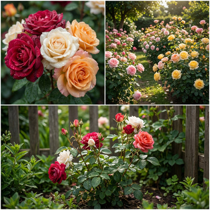 Gemischte Rosenblumensamen zum Pflanzen – Erschaffen Sie lebendige und fesselnde Blumenarrangements