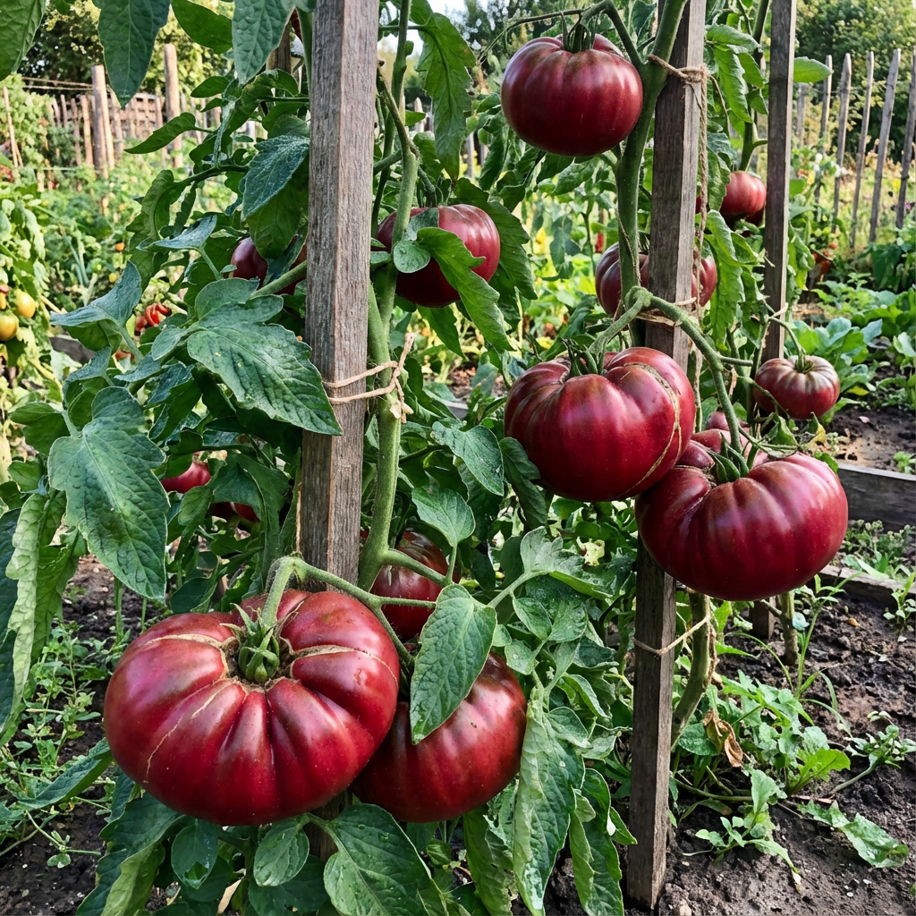 Dark Red Big Huge Tomato Seeds for Planting