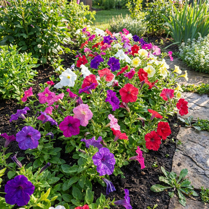 Petunia Flower Seeds for Planting - Mixed Colors for Stunning Gardens