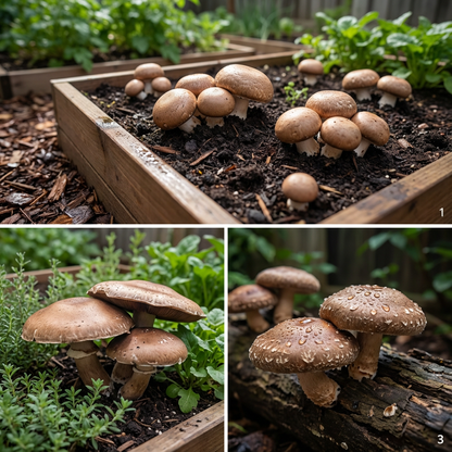 Brown Mushroom Seeds for Planting - Grow Nutritious & Tasty Mushrooms