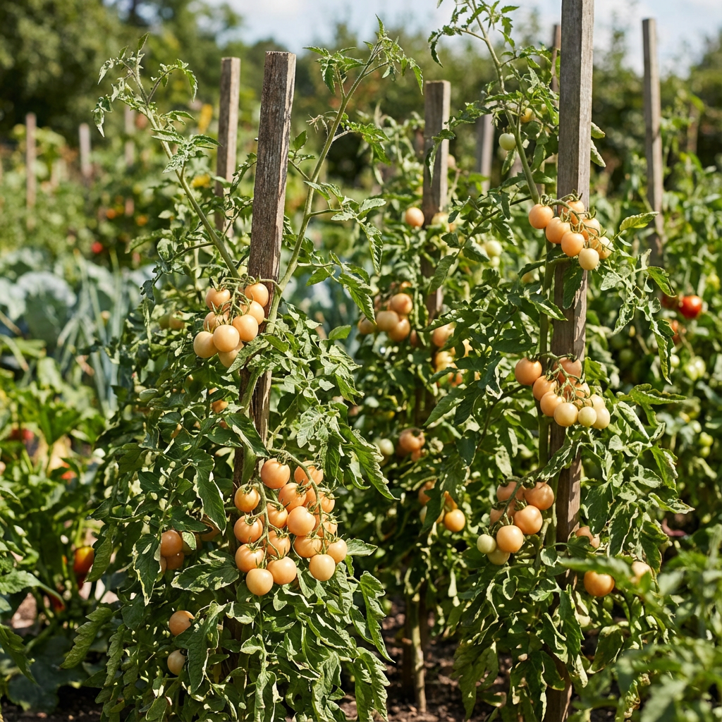 Cream Orange Tomato Vegetable Seeds for Planting