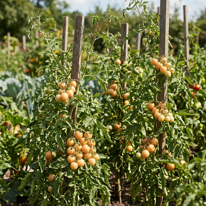 Cream Orange Tomato Vegetable Seeds for Planting