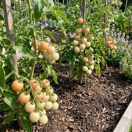 Cream Orange Tomato Vegetable Seeds for Planting