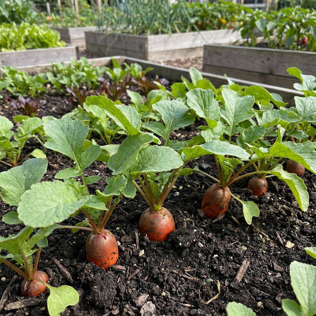 Dark Orange Radish Vegetable Seeds for Flavorful and Nutritious Planting
