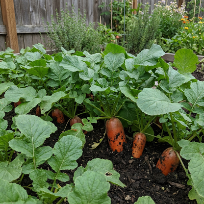 Dark Orange Radish Vegetable Seeds for Flavorful and Nutritious Planting