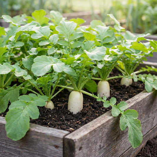 White Radish Seeds for Planting: Crisp & Fresh Harvest for Your Kitchen